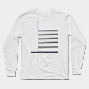 Concrete Stripe Blue Long Sleeve T-Shirt